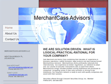 Tablet Screenshot of merchantcass.com